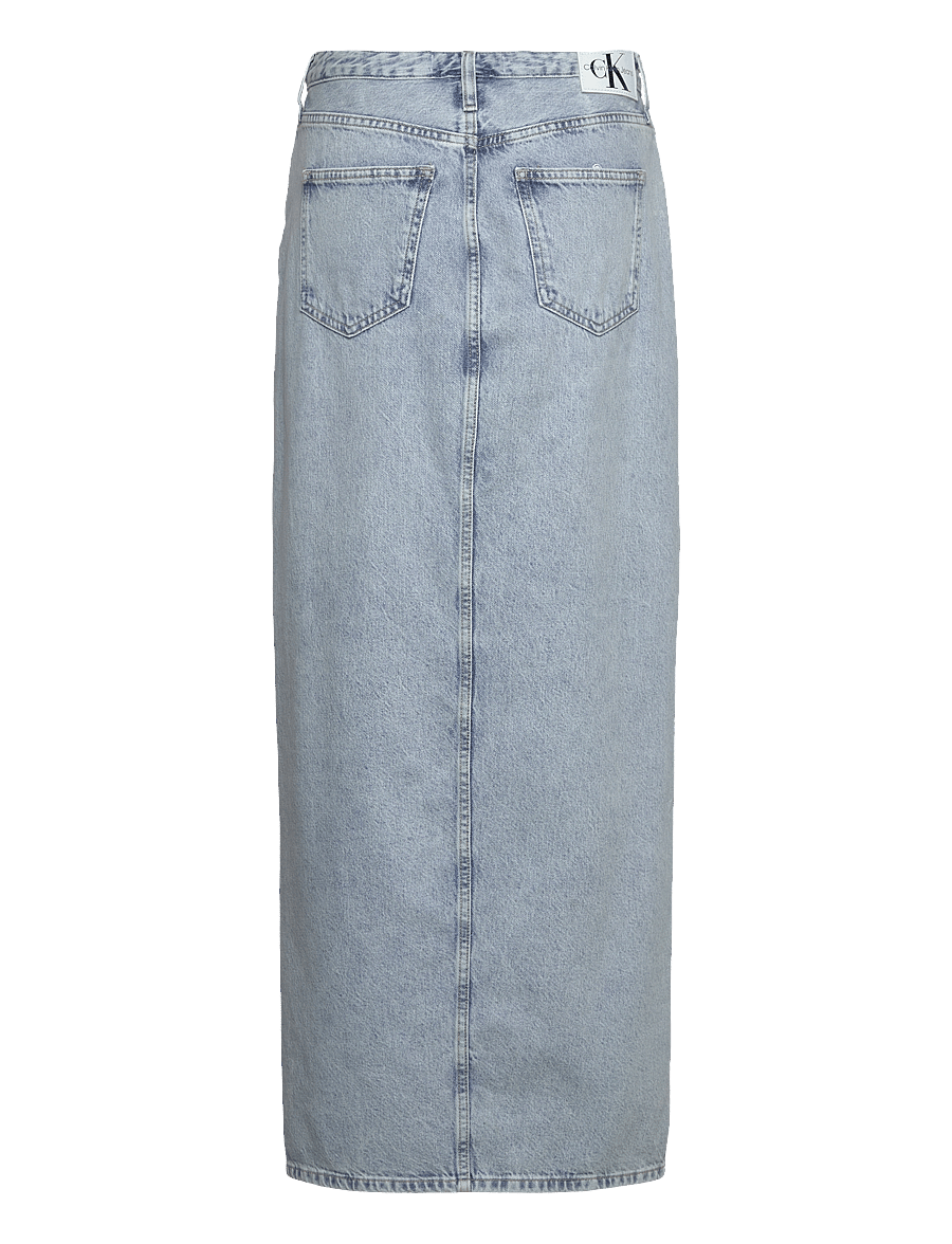 Calvin Klein Jeans - MAXI SKIRT - jeansröcke - denim light - 2