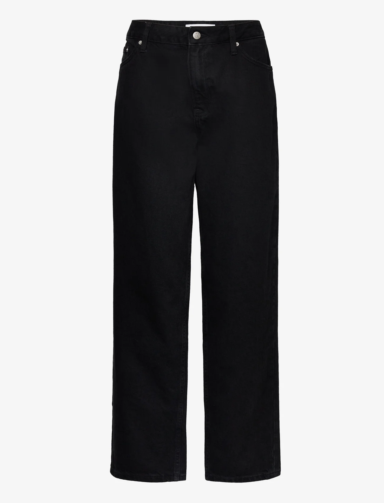Calvin Klein Jeans - 90S STRAIGHT - sirge säärega teksad - denim black - 0