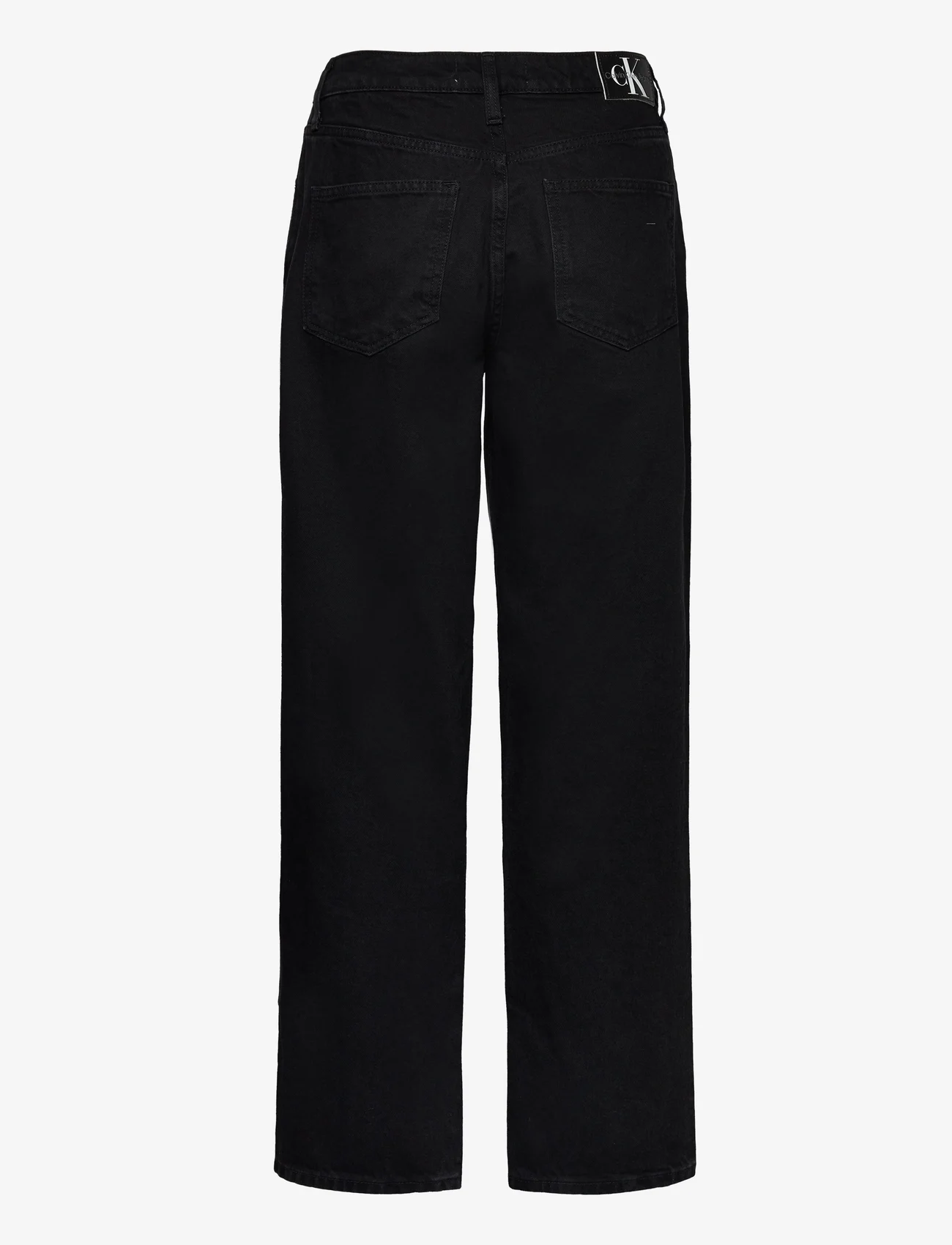 Calvin Klein Jeans - 90S STRAIGHT - tiesaus kirpimo džinsai - denim black - 1