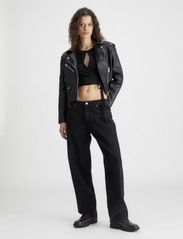 Calvin Klein Jeans - 90S STRAIGHT - tiesaus kirpimo džinsai - denim black - 5