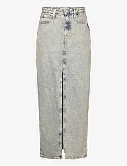 Calvin Klein Jeans - FRONT SPLIT MAXI DENIM SKIRT - lange rokken - denim medium - 0