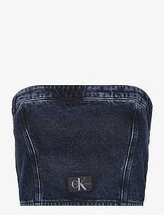 DENIM TUBE TOP, Calvin Klein Jeans