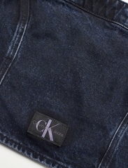 Calvin Klein Jeans - DENIM TUBE TOP - navel shirts - denim dark - 5