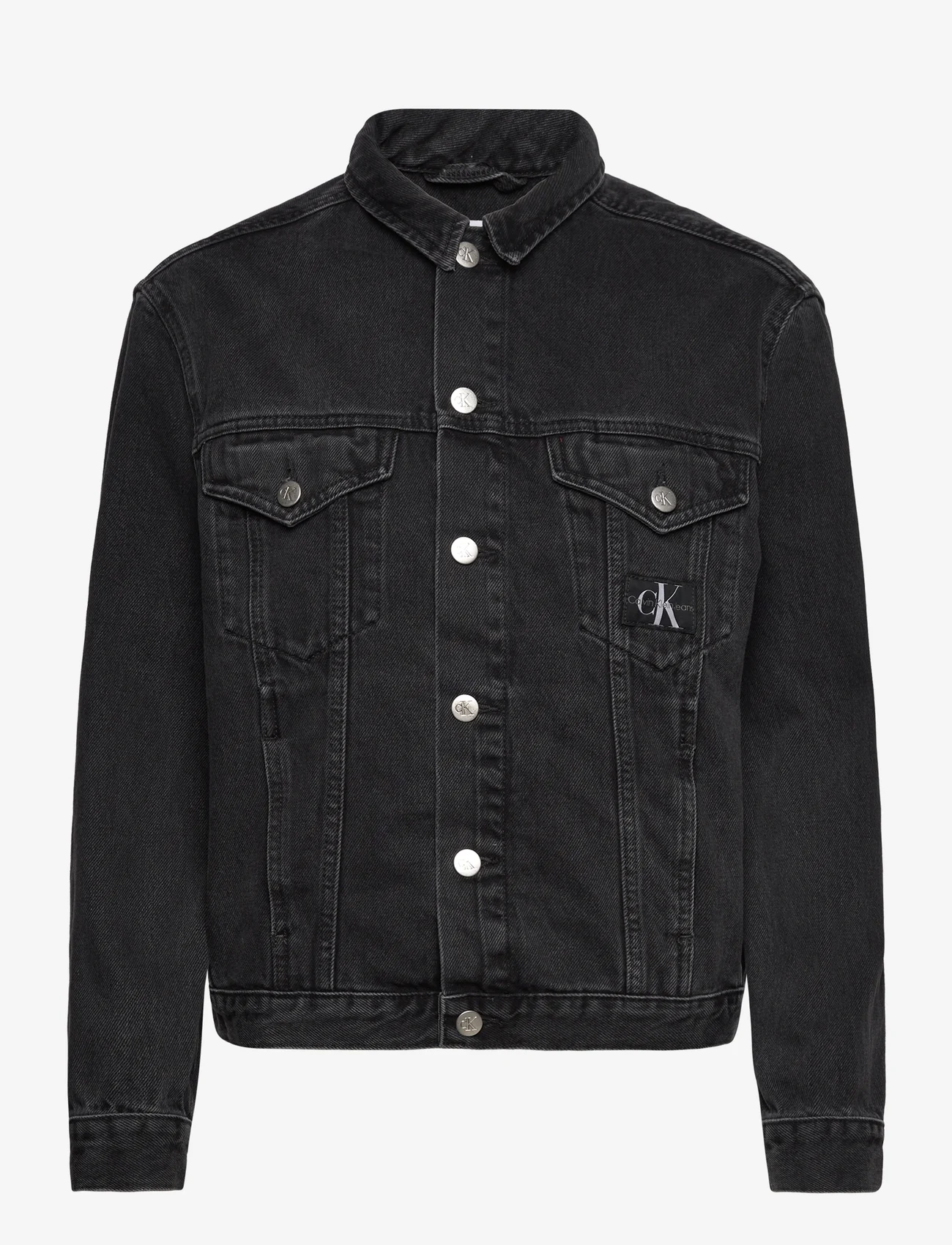 Calvin Klein Jeans - ARCHIVAL DENIM JACKET - spring jackets - denim black - 0