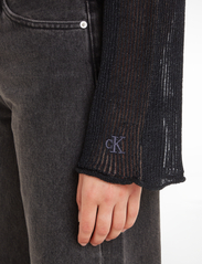 Calvin Klein Jeans - METALLIC SWEATER - džemperi - ck black - 3