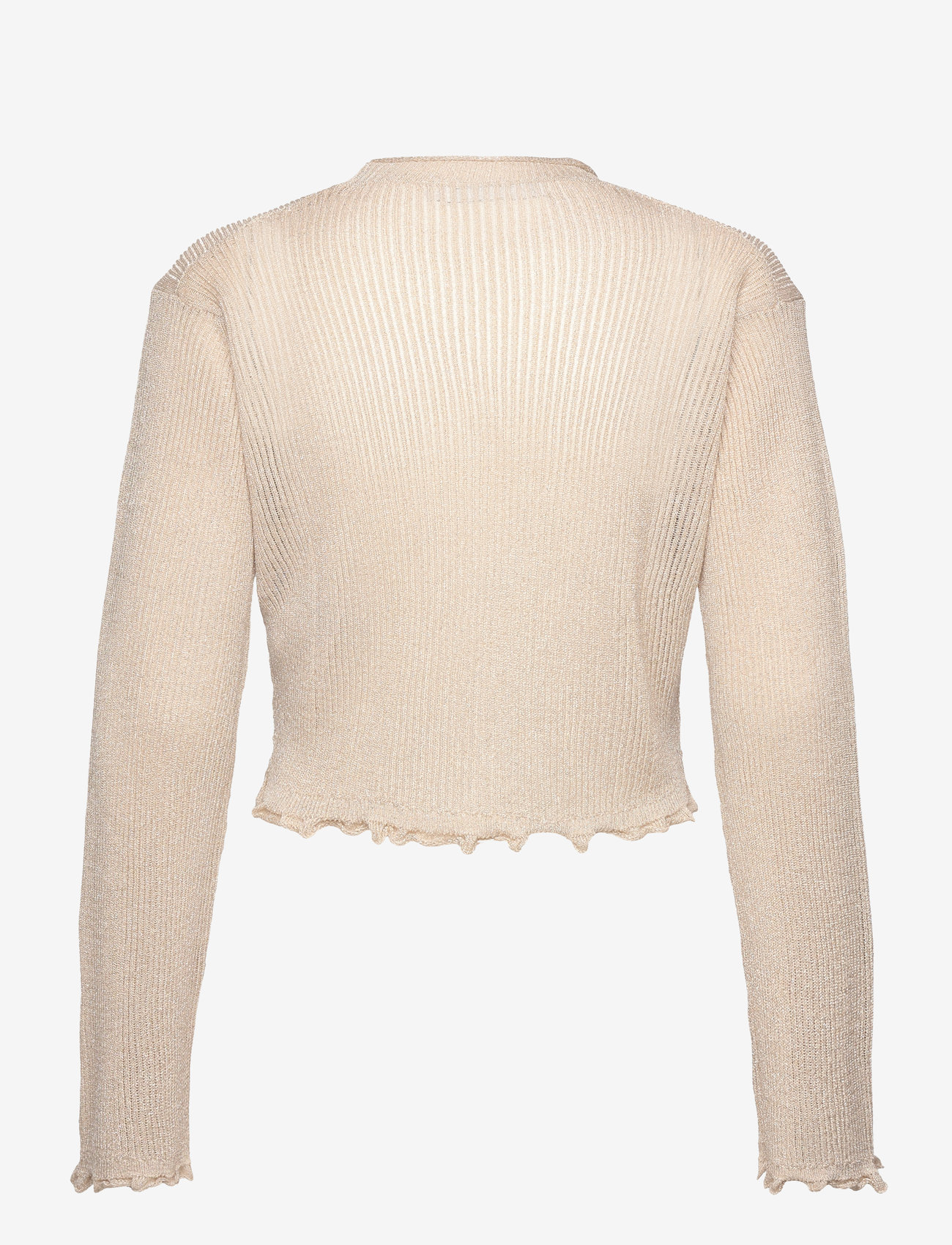Calvin Klein Jeans - METALLIC SWEATER - höstkläder - frosted almond - 1
