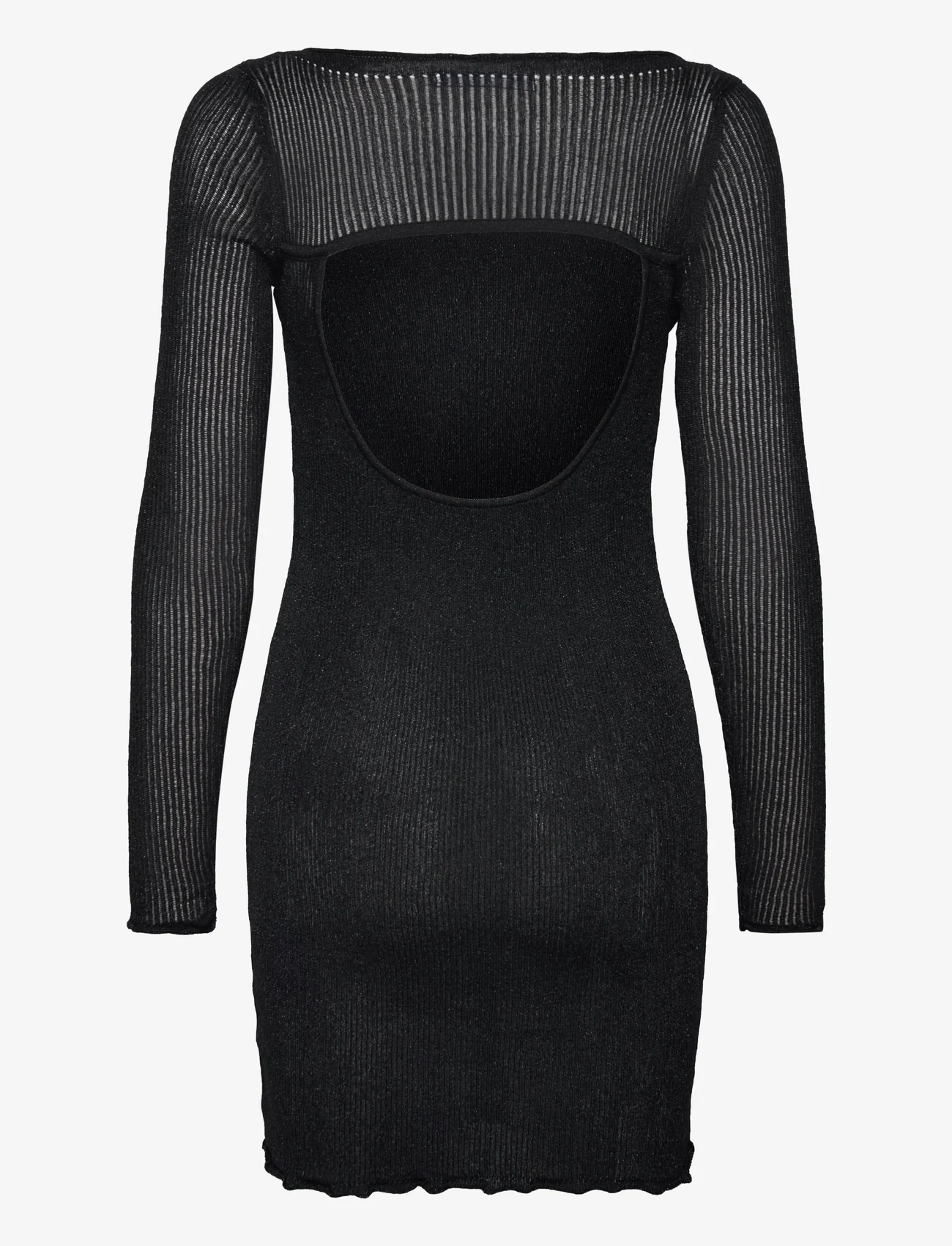 Calvin Klein Jeans - METALLIC SWEATER DRESS - tettsittende kjoler - ck black - 1