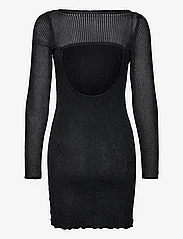 Calvin Klein Jeans - METALLIC SWEATER DRESS - sukienki dopasowane - ck black - 1