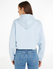 Calvin Klein Jeans - SEQUIN HOODIE - sporta džemperi un džemperi ar kapuci - keepsake blue - 3