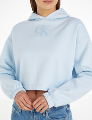 Calvin Klein Jeans - SEQUIN HOODIE - sporta džemperi un džemperi ar kapuci - keepsake blue - 4