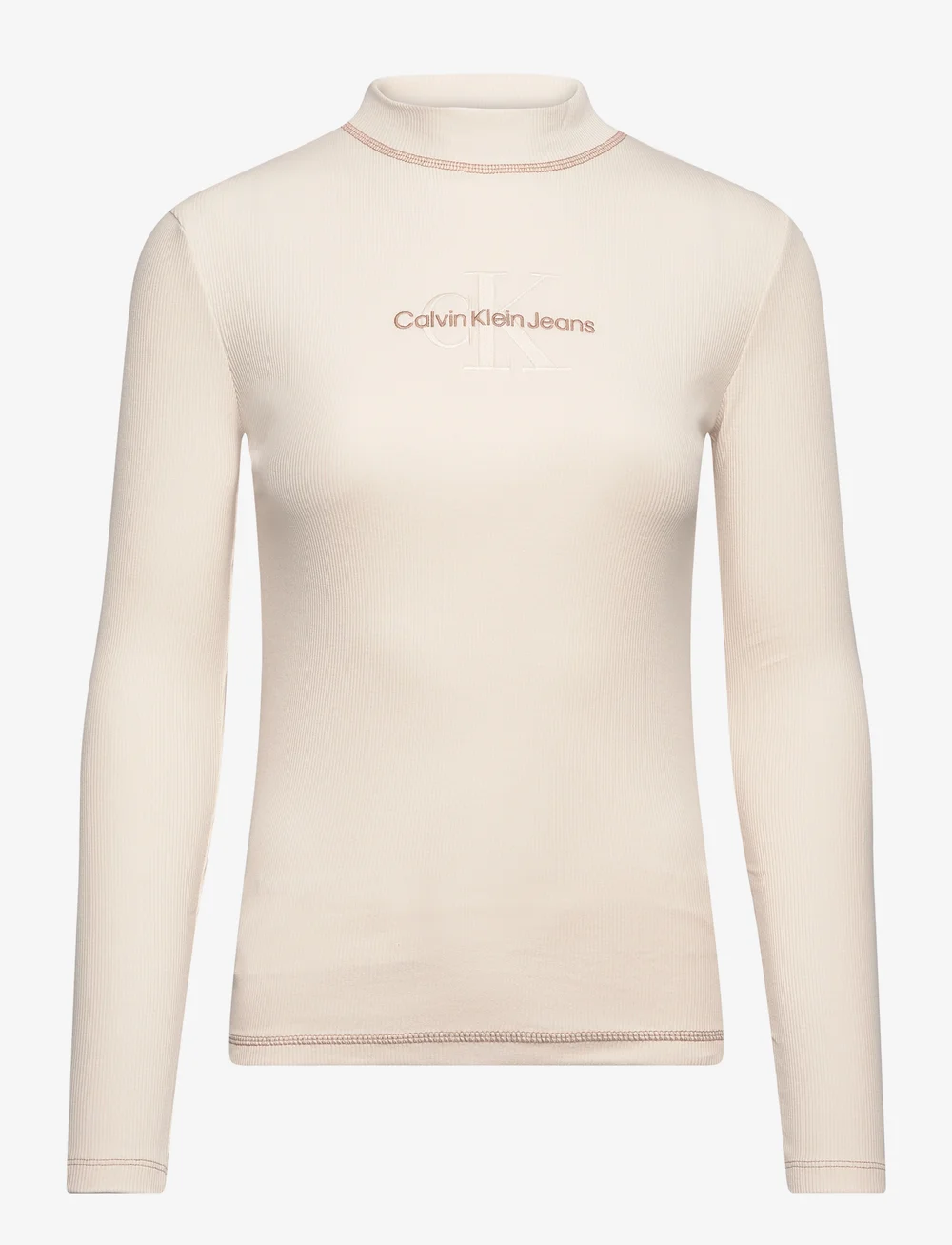 Calvin Klein Jeans Hero Monologo Rib Long Sleeve - T-shirts & tops