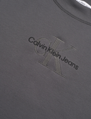 Calvin Klein Jeans - HERO MONOLOGO RIB LONG SLEEVE - topi ar garām piedurknēm - washed black - 2