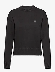 Calvin Klein Jeans - CK EMBRO BADGE SWEATER - gensere - ck black - 0