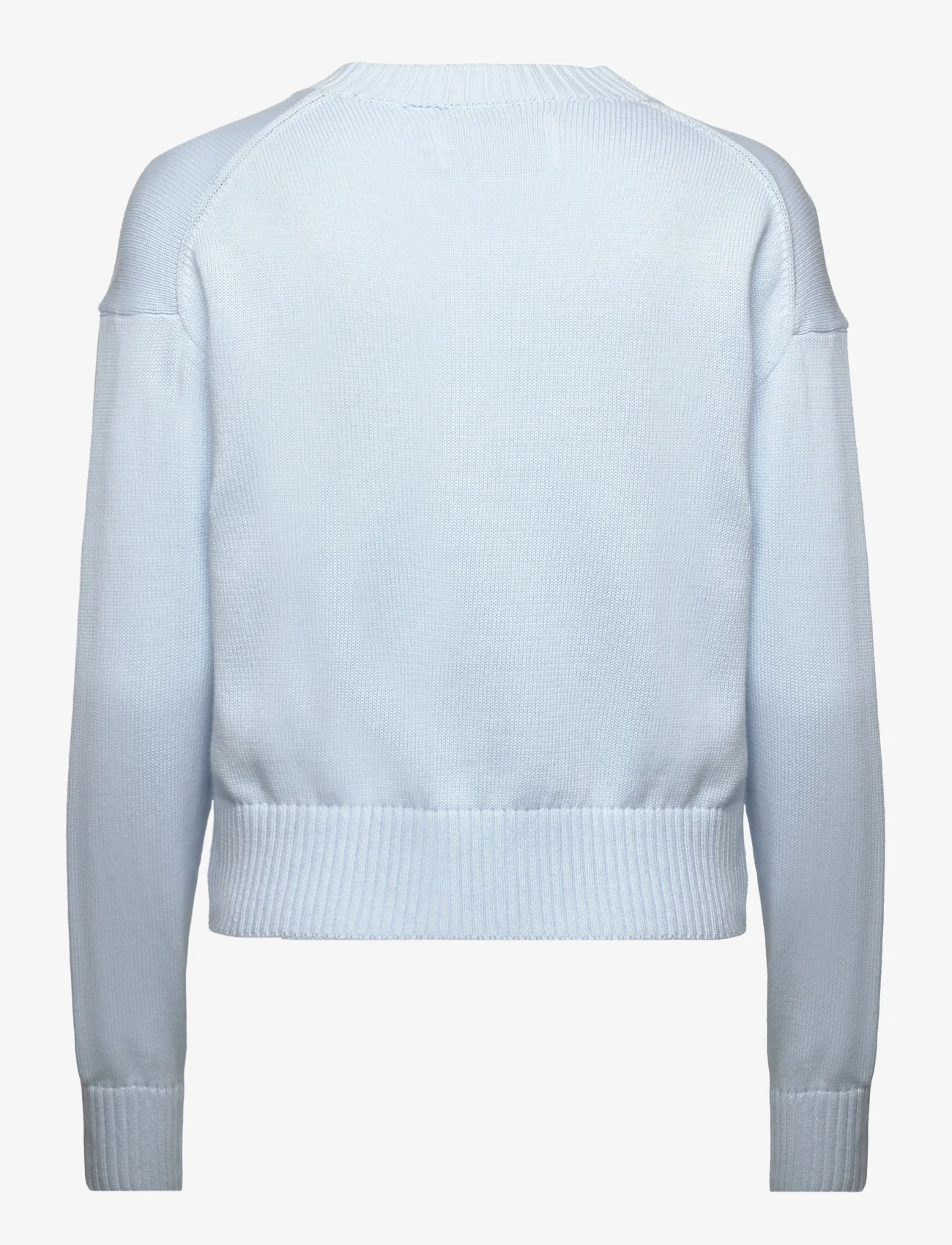 Calvin Klein Jeans - CK EMBRO BADGE SWEATER - neulepuserot - keepsake blue - 1