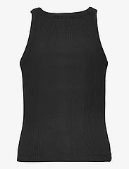 Calvin Klein Jeans - VARIEGATED RIB WOVEN TAB TANK - lowest prices - ck black - 1