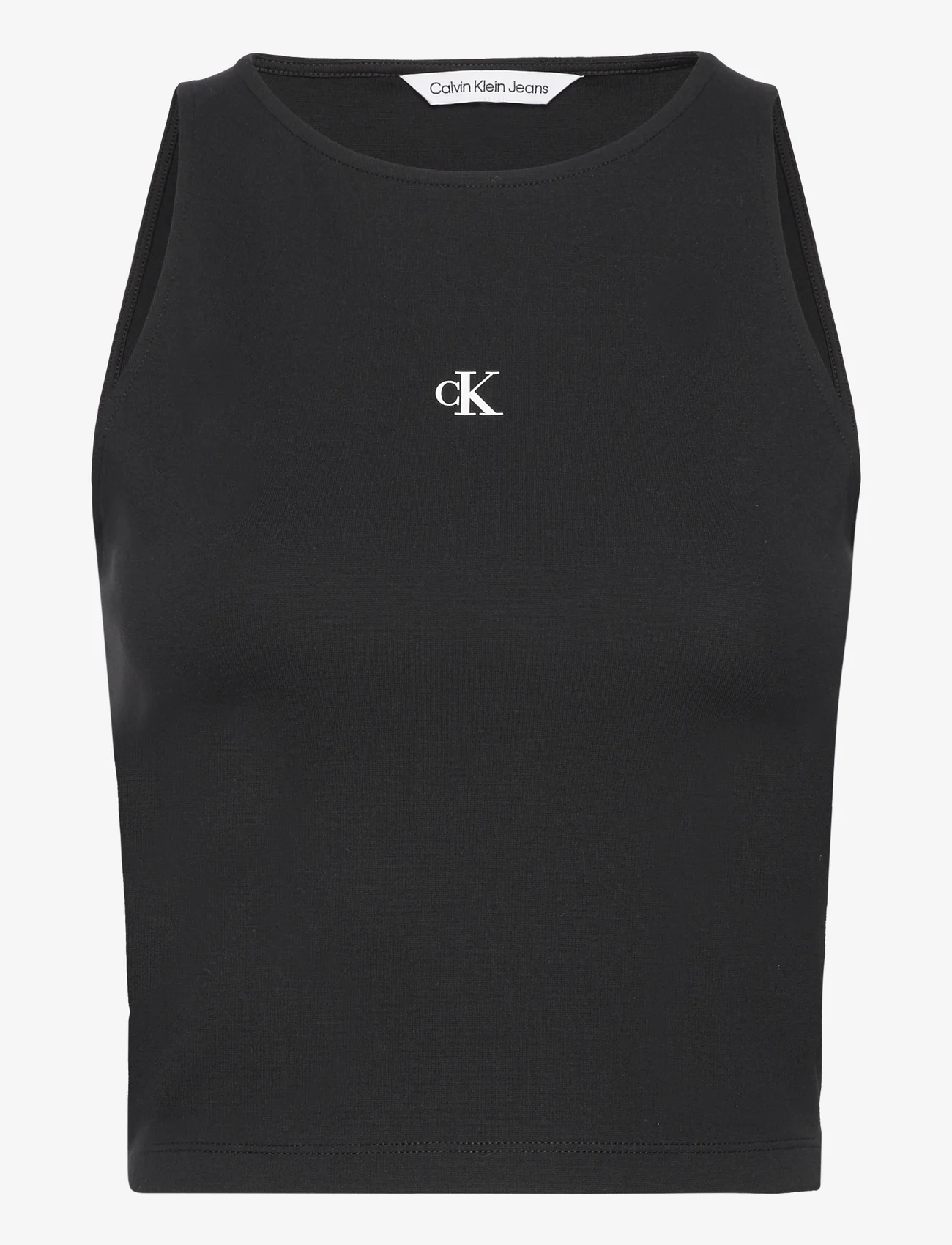 Calvin Klein Jeans - ARCHIVAL MILANO TOP - sleeveless tops - ck black - 0