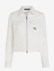 Calvin Klein Jeans - LEAN MOTO JACKET - vårjackor - bright white - 0