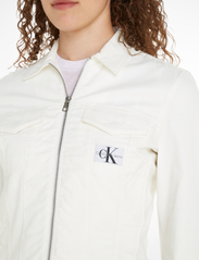 Calvin Klein Jeans - LEAN MOTO JACKET - spring jackets - bright white - 3