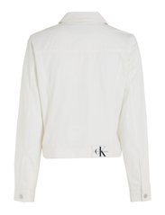 Calvin Klein Jeans - LEAN MOTO JACKET - kevättakit - bright white - 4