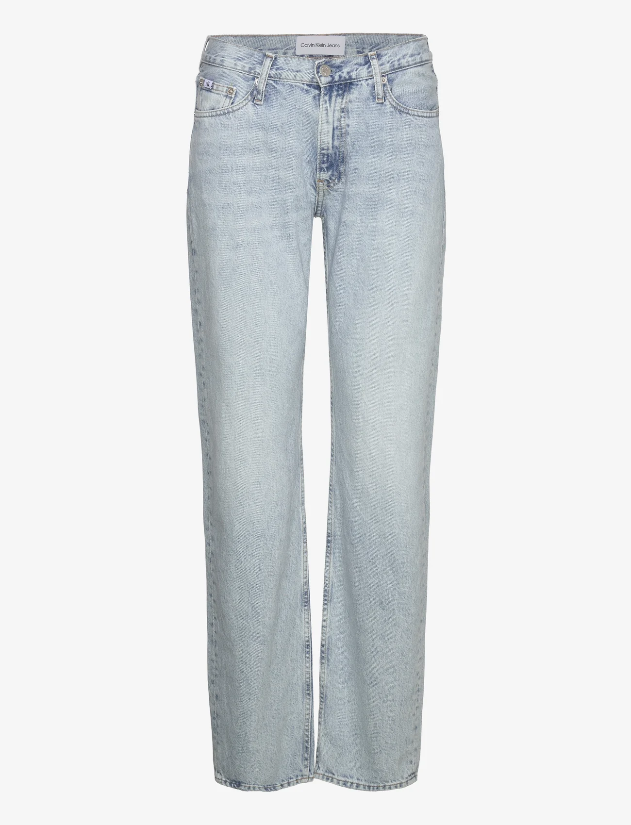Calvin Klein Jeans - LOW RISE STRAIGHT - tiesaus kirpimo džinsai - denim light - 0