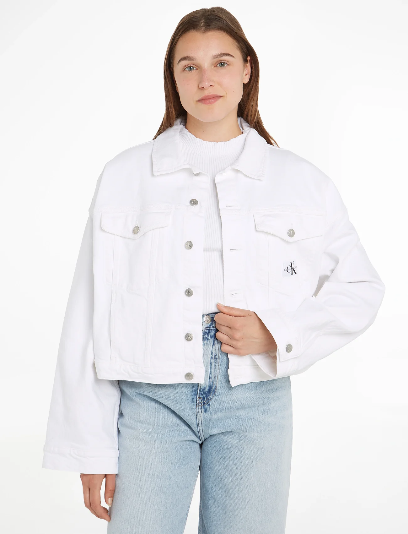 Calvin Klein Jeans - RELAXED DENIM JACKET - denim jackets - denim light - 1
