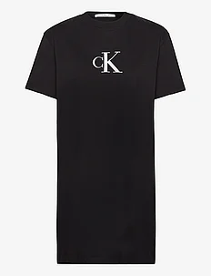 SATIN CK T-SHIRT DRESS, Calvin Klein Jeans