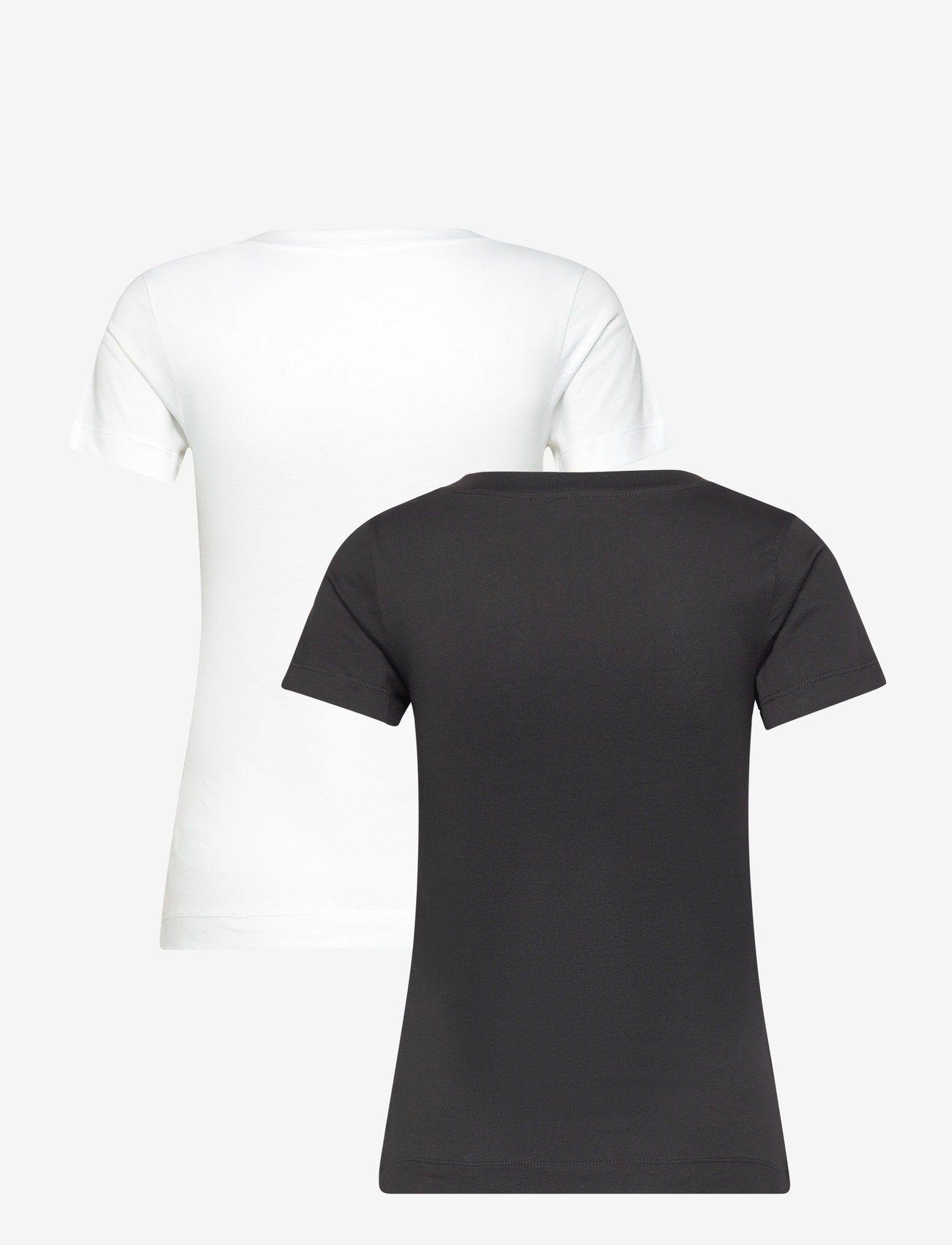 Calvin Klein Jeans - 2-PACK MONOLOGO V-NECK TEE - t-särgid - ck black/bright white - 5