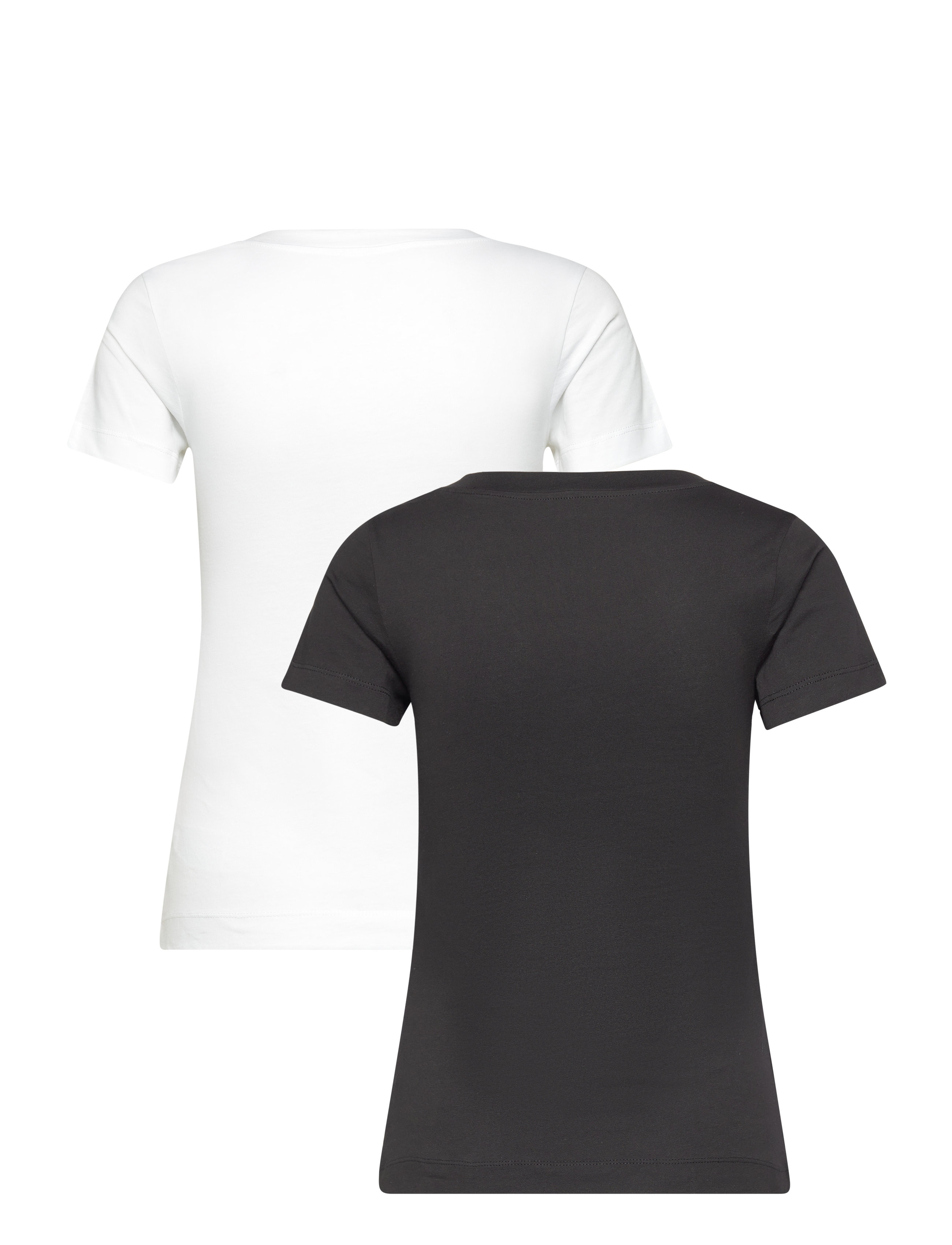 Calvin Klein Jeans - 2-PACK MONOLOGO V-NECK TEE - t-shirts - ck black/bright white - 5