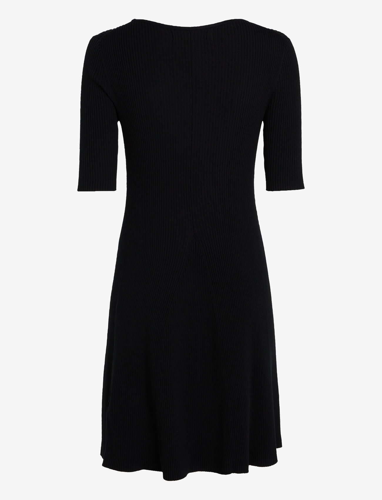 Calvin Klein Jeans - WOVEN LABEL SS SWEATER DRESS - vabaaja kleidid - ck black - 4