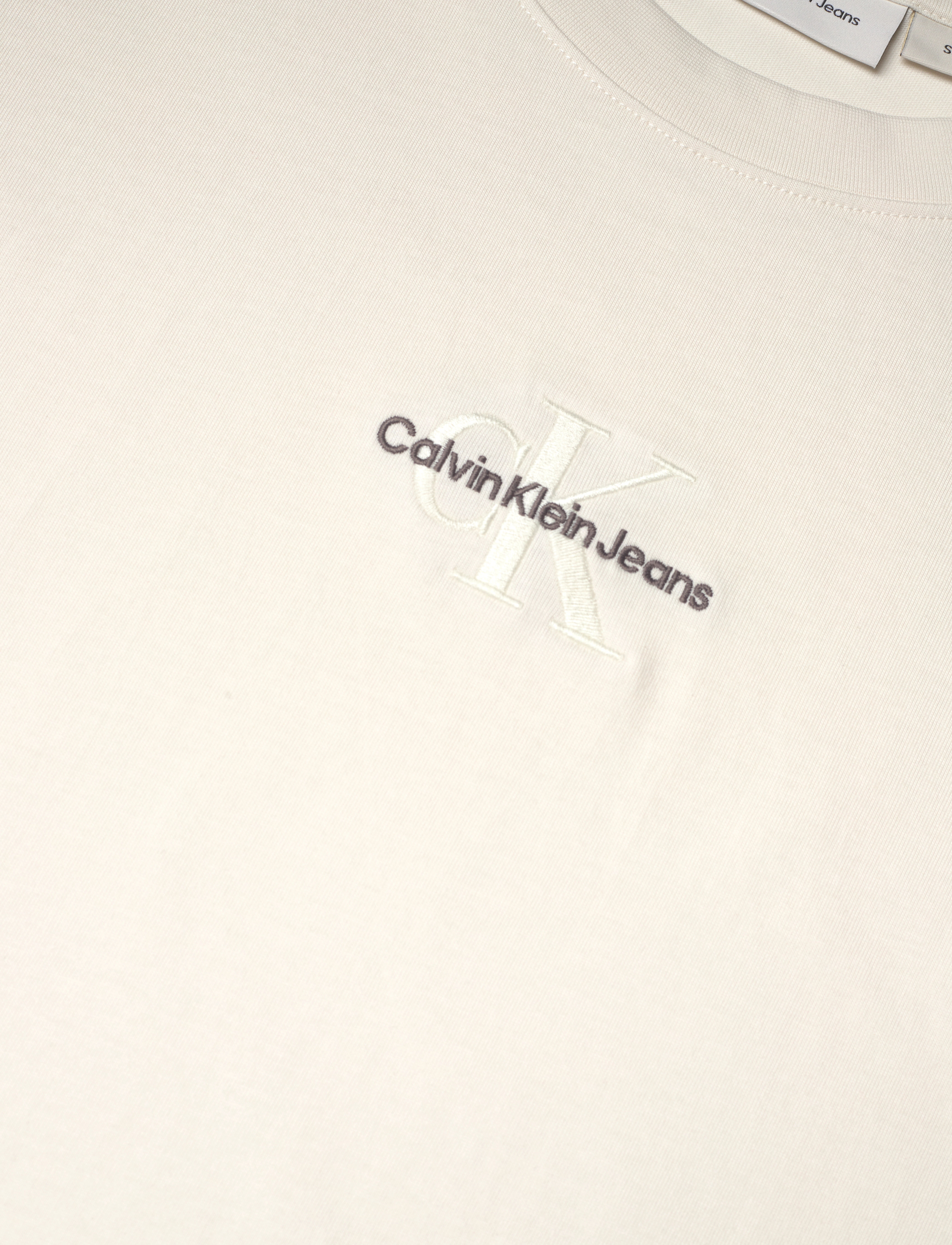 Calvin Klein Jeans - MONOLOGO SLIM TEE - ivory - 4
