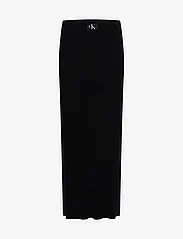 Calvin Klein Jeans - WOVEN LABEL SWEATER SKIRT - maxi nederdele - ck black - 6