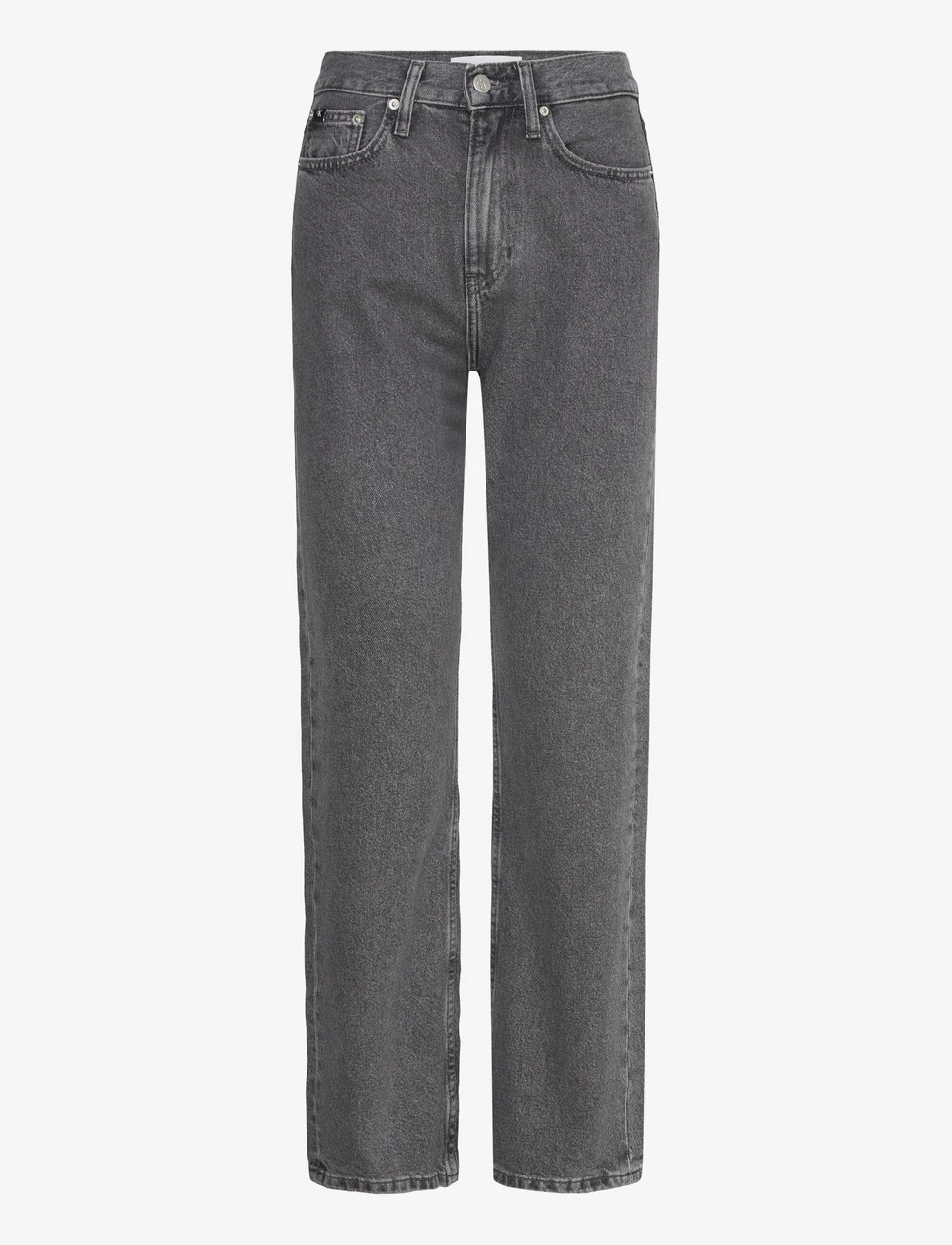 Calvin Klein Jeans - HIGH RISE STRAIGHT - straight jeans - denim grey - 0