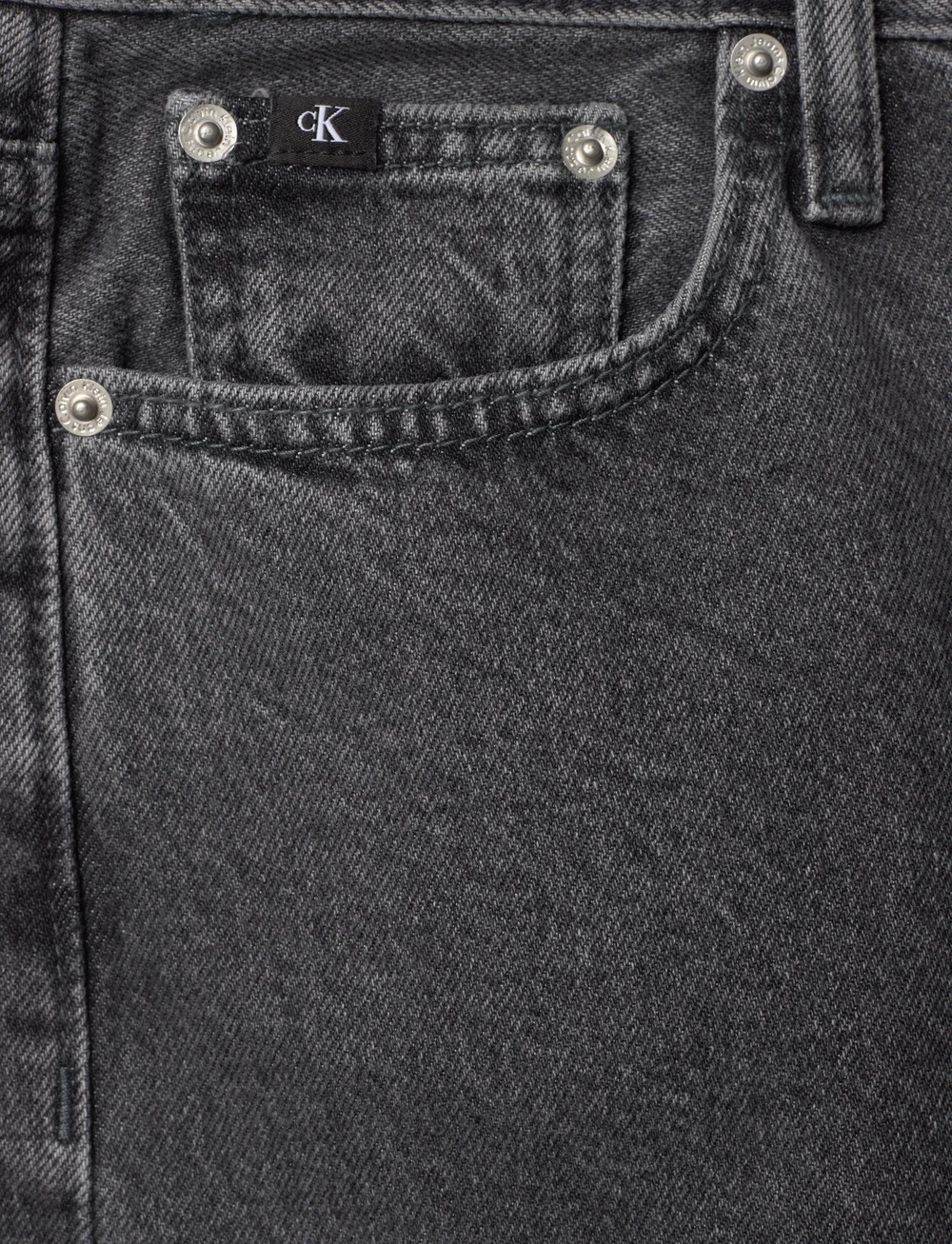Calvin Klein Jeans - HIGH RISE STRAIGHT - straight jeans - denim grey - 2