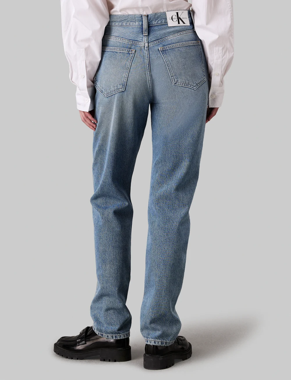 Calvin Klein Jeans - AUTHENTIC SLIM STRAIGHT - straight jeans - denim light - 0