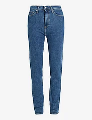 Calvin Klein Jeans - AUTHENTIC SLIM STRAIGHT - džinsa bikses ar tievām starām - denim medium - 0