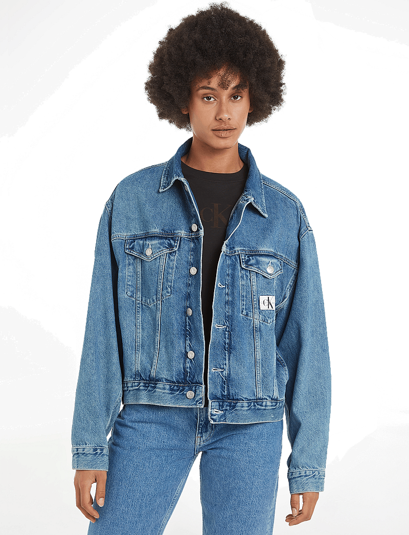 Boxy Calvin Klein Jeans Jeansjacke Calvin Klein Jeans Boxy Denim