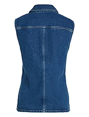 Calvin Klein Jeans - SLEEVELESS LEAN DENIM SHIRT - sleeveless tops - denim medium - 4