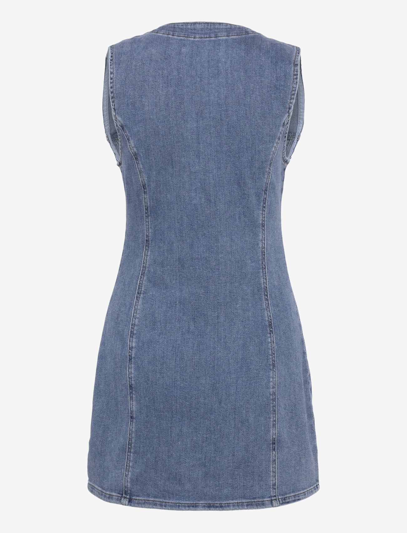 Calvin Klein Jeans - SLEEVELESS DENIM DRESS - jeansklänningar - denim medium - 1