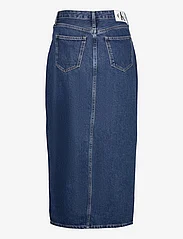 Calvin Klein Jeans - FRONT SPLIT MAXI DENIM SKIRT - maxi nederdele - denim dark - 1