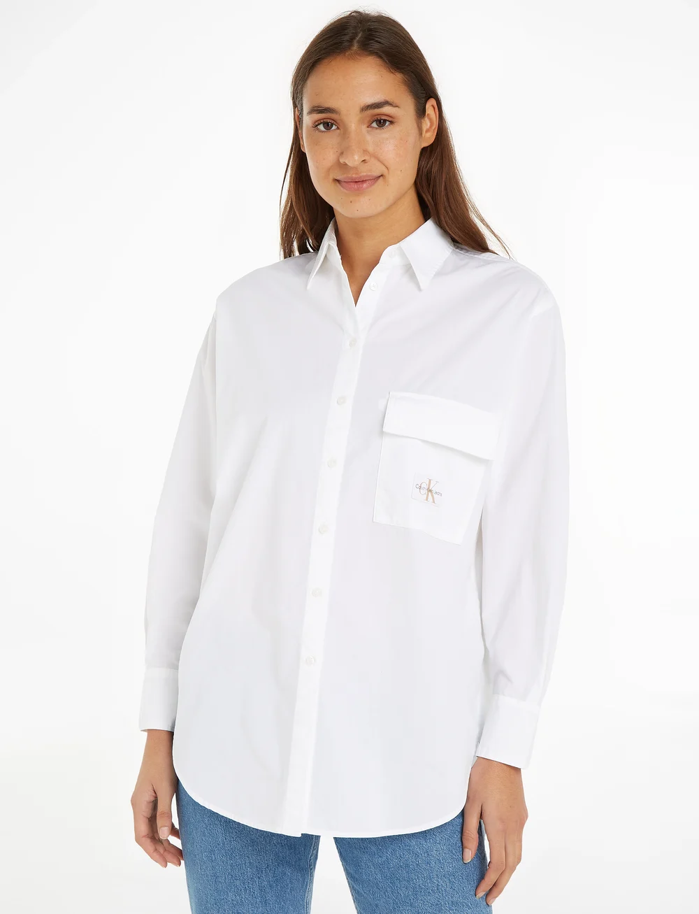 Calvin Klein Jeans Long Cotton Utility Ls Shirt Long sleeved Boozt