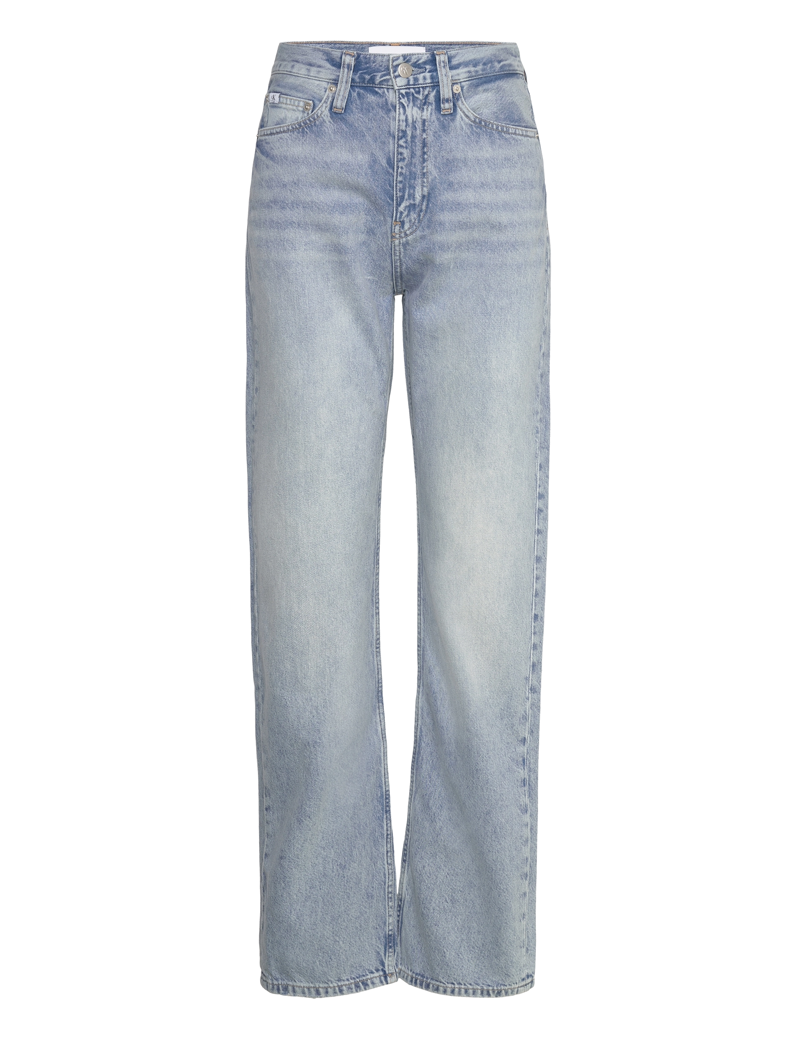 Calvin Klein Jeans - HIGH RISE STRAIGHT - denim light - 1