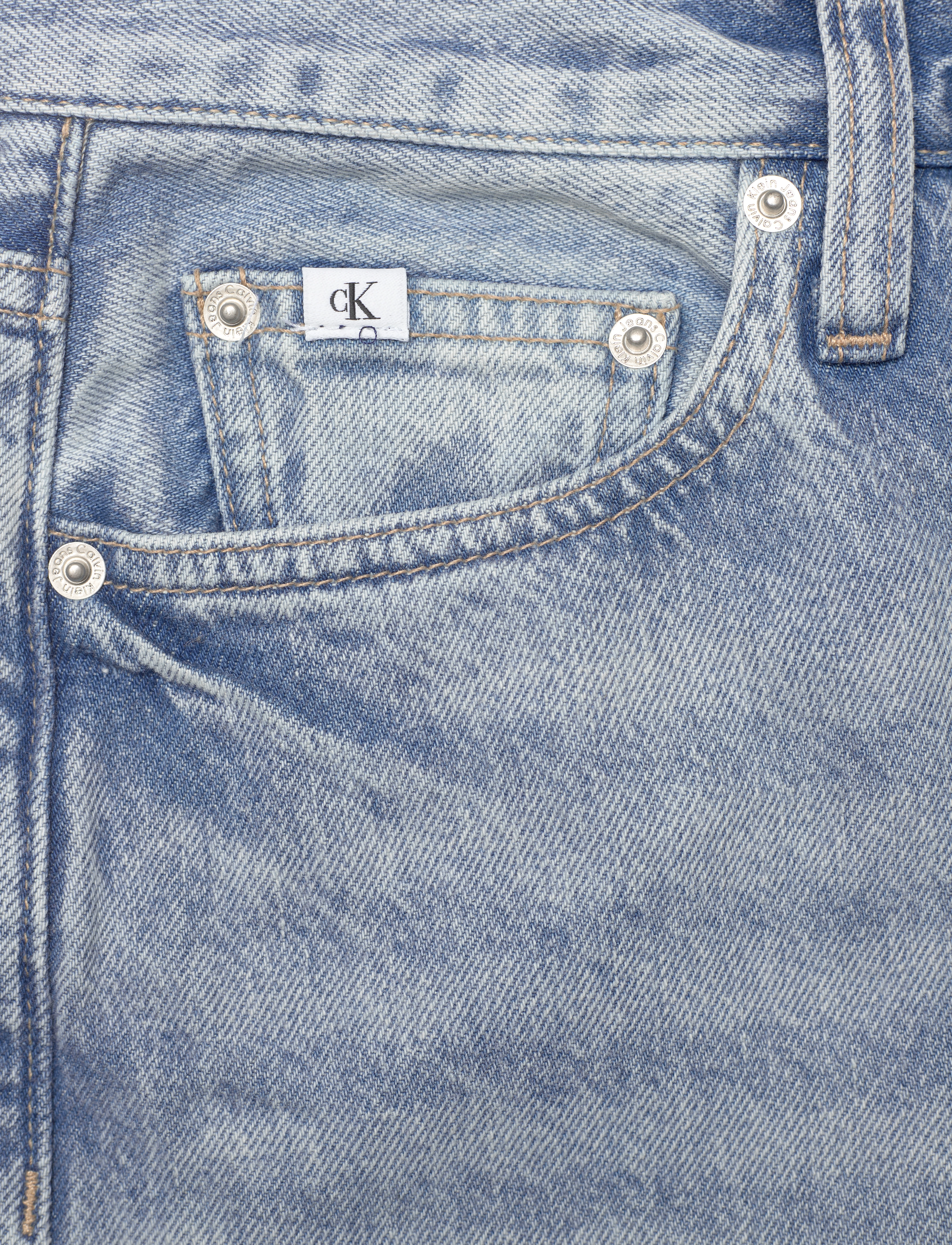 Calvin Klein Jeans - HIGH RISE STRAIGHT - denim light - 3