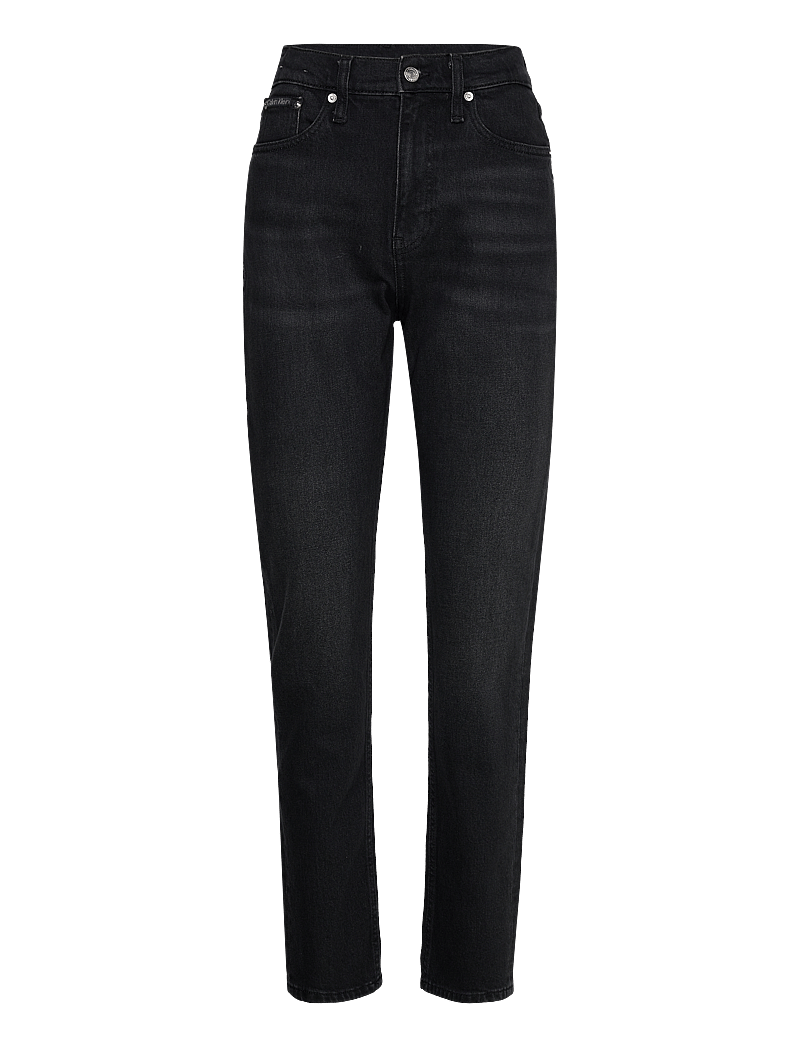 Calvin Klein Jeans - AUTHENTIC SLIM STRAIGHT - slim fit jeans - denim black - 1