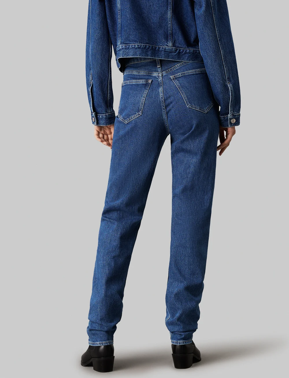 Calvin Klein Jeans - AUTHENTIC SLIM STRAIGHT - slim jeans - denim medium - 0