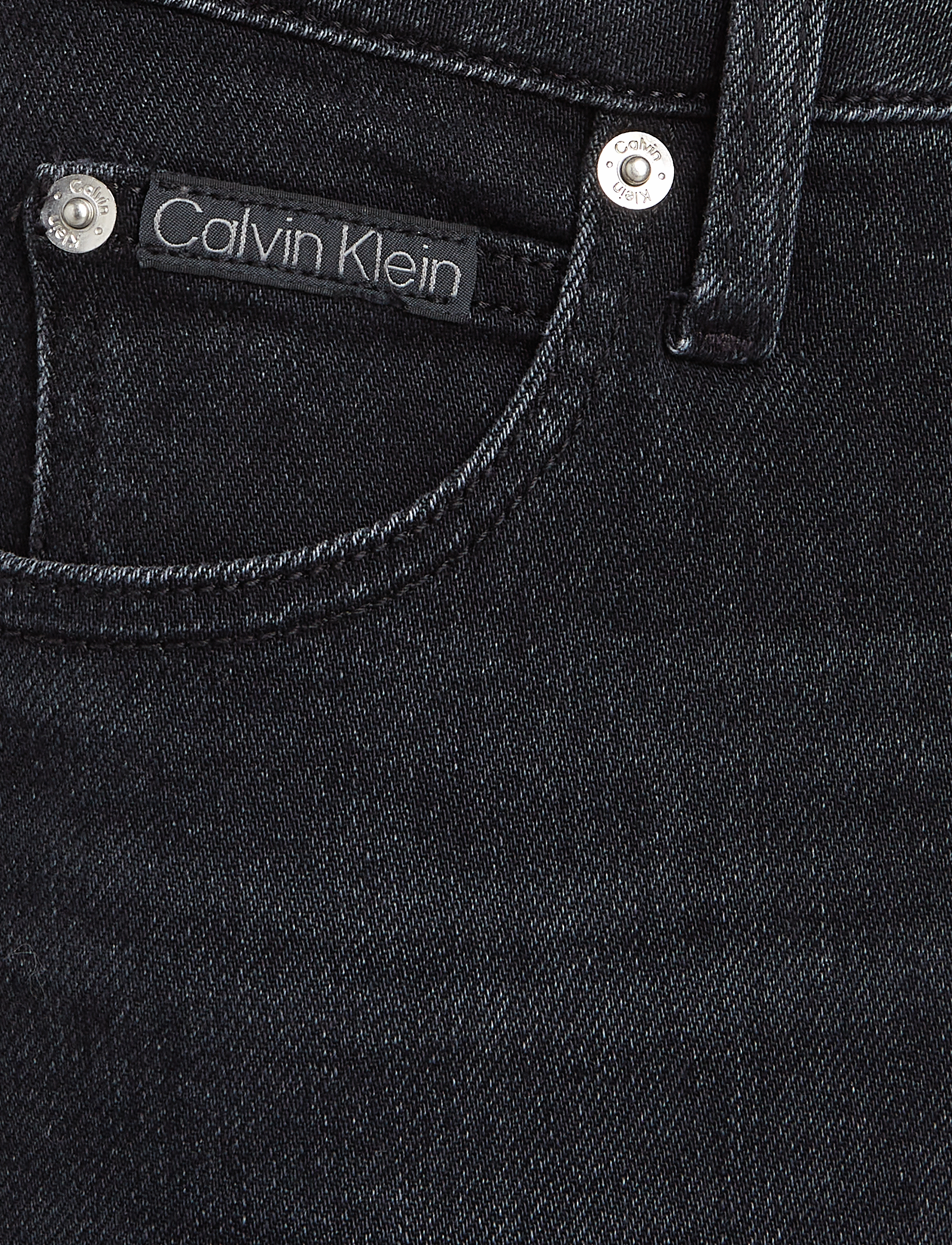 Calvin Klein Jeans - HIGH RISE SUPER SKINNY ANKLE - denim black - 5