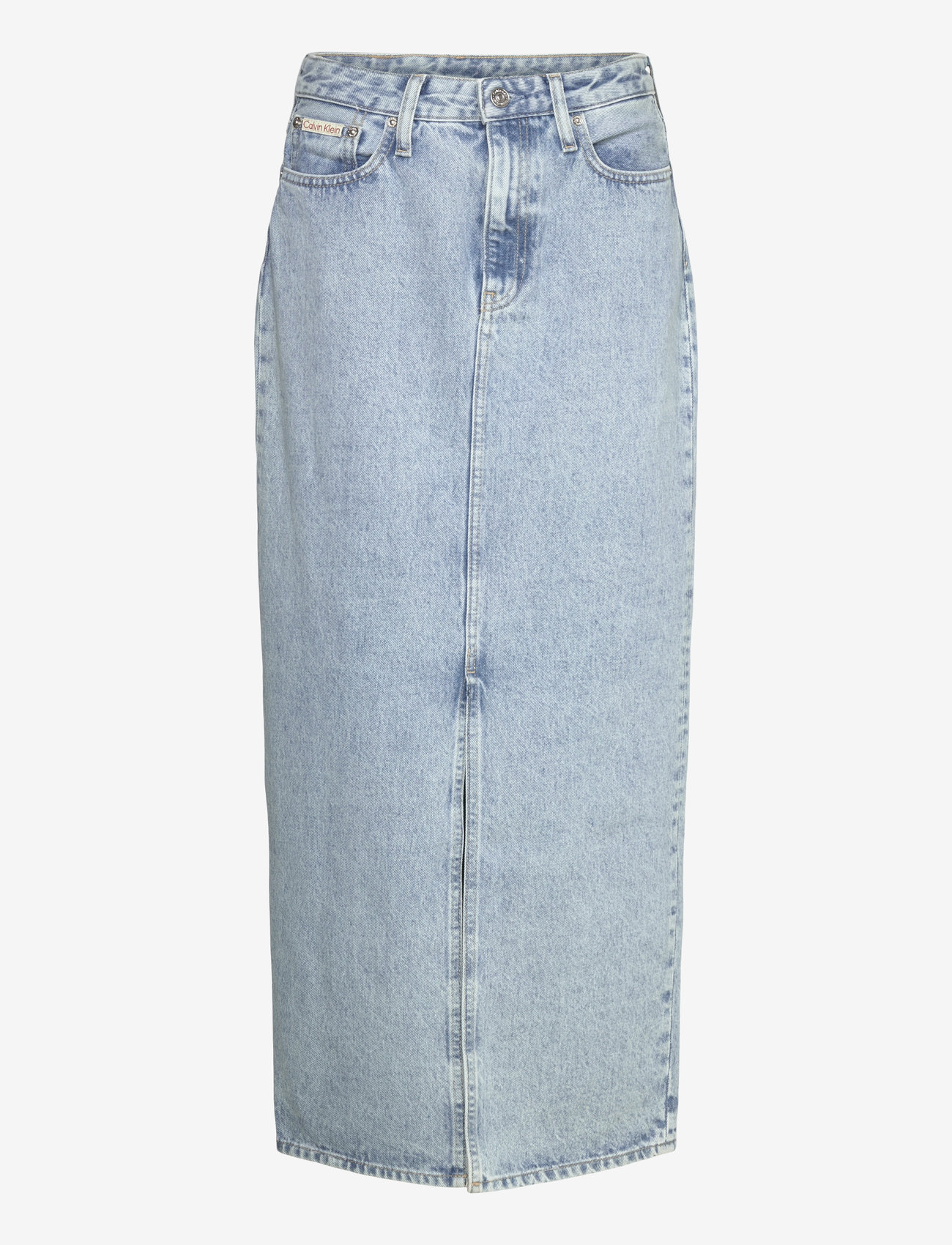 Calvin Klein Jeans - MAXI DENIM SKIRT - jeansröcke - denim light - 1