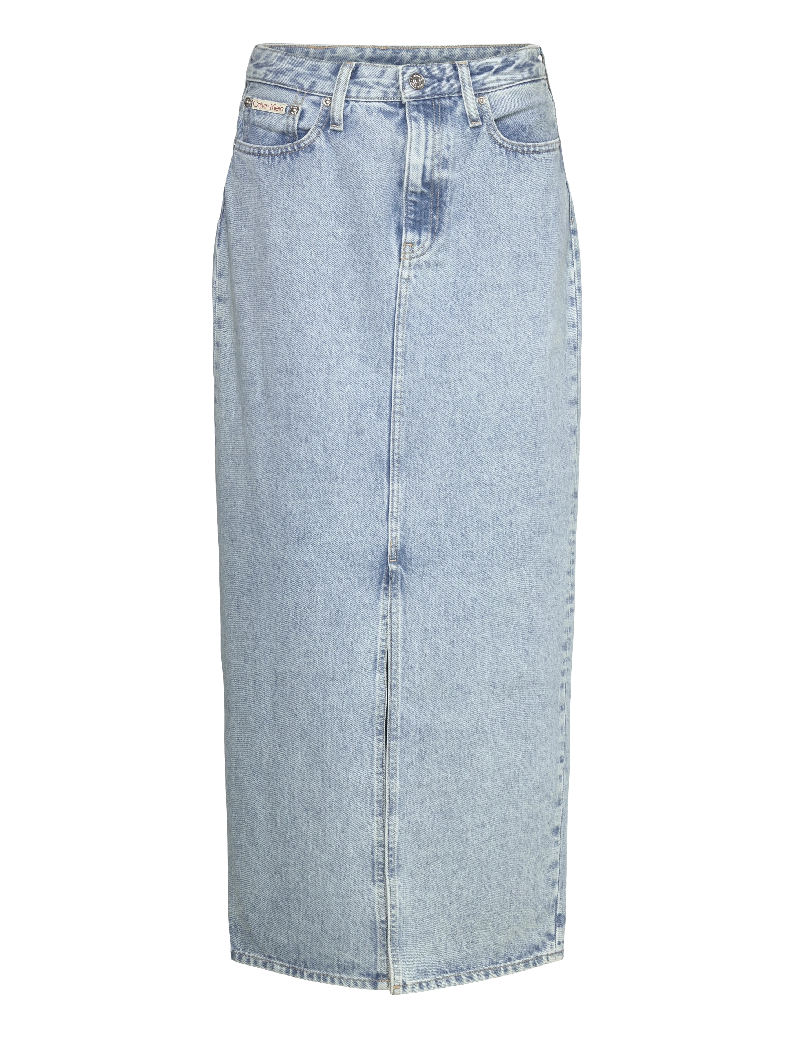 Calvin Klein Jeans MAXI DENIM SKIRT - Röcke - DENIM LIGHT / blue