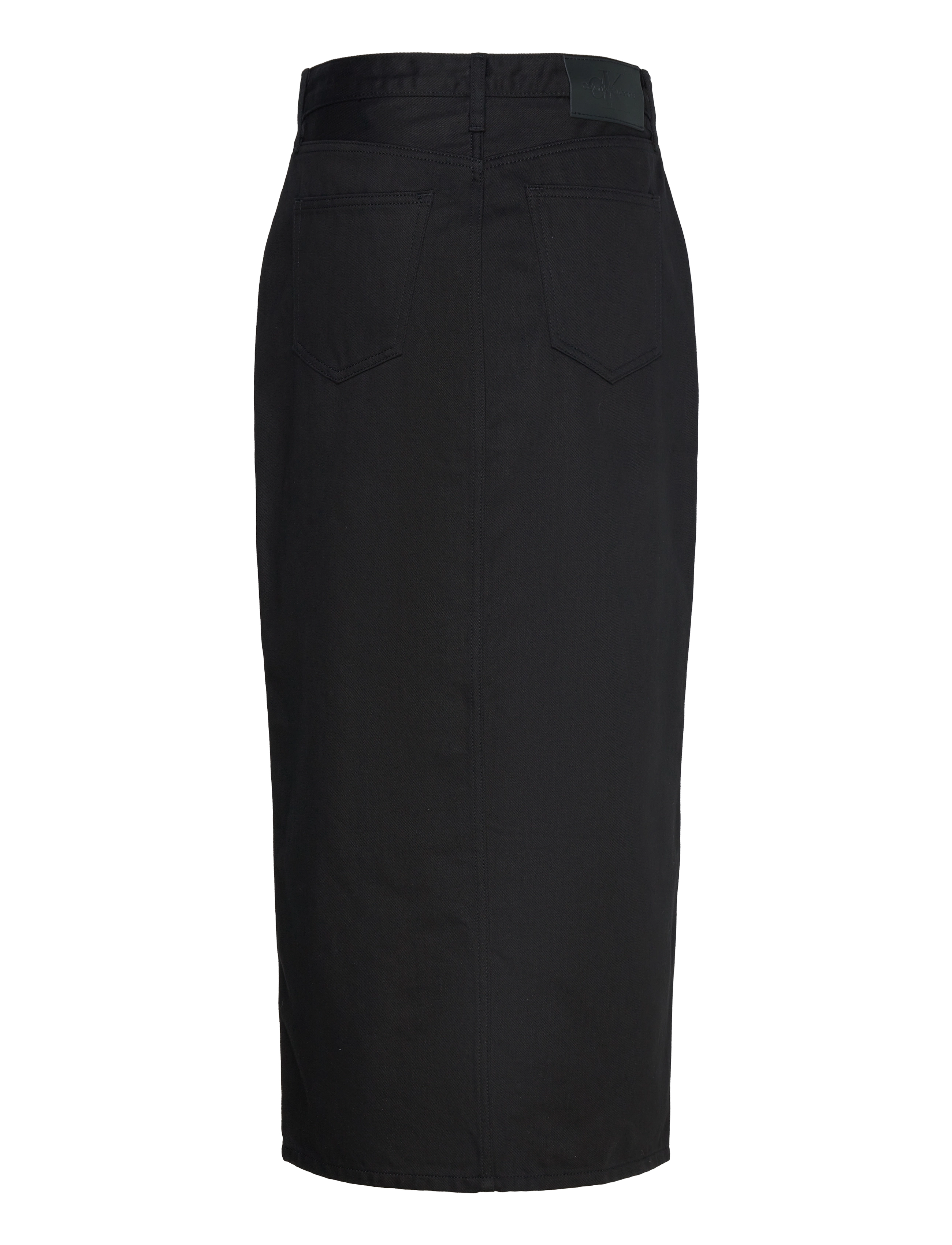 Calvin Klein Jeans - MAXI DENIM SKIRT - jeansröcke - denim black - 1