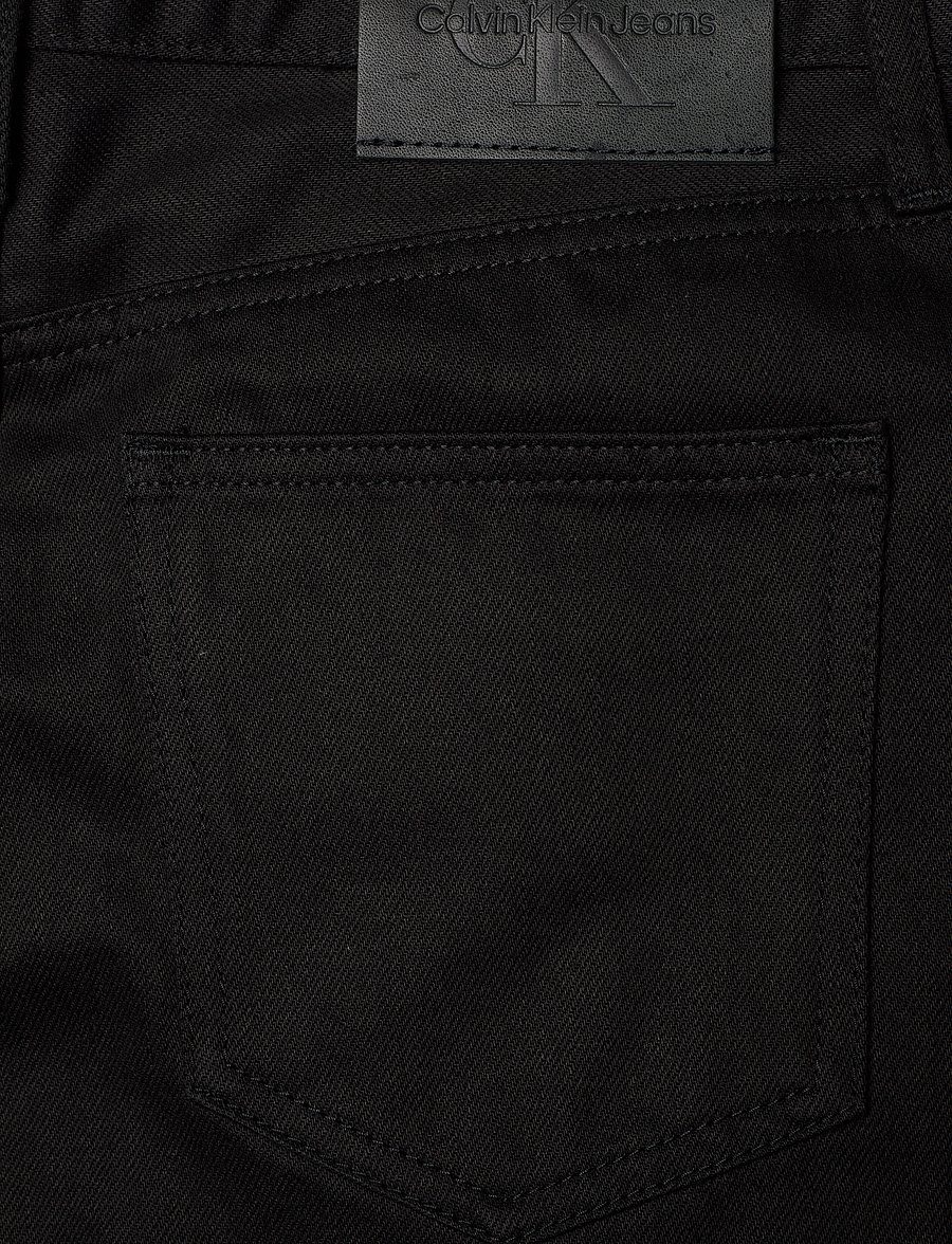 Calvin Klein Jeans - MAXI DENIM SKIRT - jeansröcke - denim black - 5