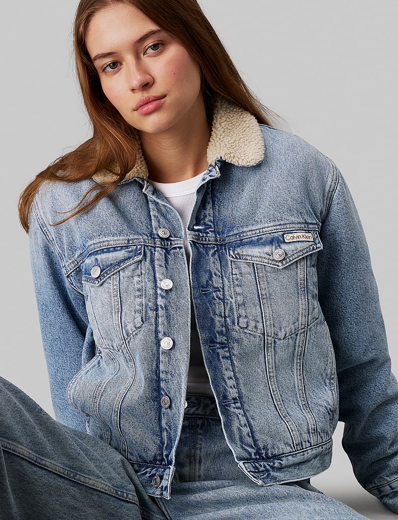 Denim Jacket Calvin Klein Jacke Lang Calvin Klein Jeans Regular